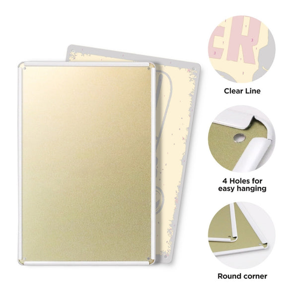 Paint by Numbers Metal Poster - Blonde Beer