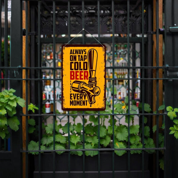 Paint by Numbers Metal Poster - Blonde Beer