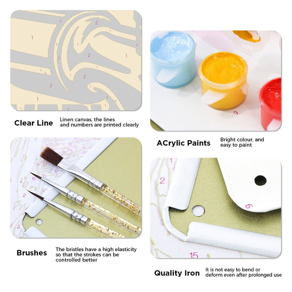 Paint by Numbers Metal Poster - Blonde Beer