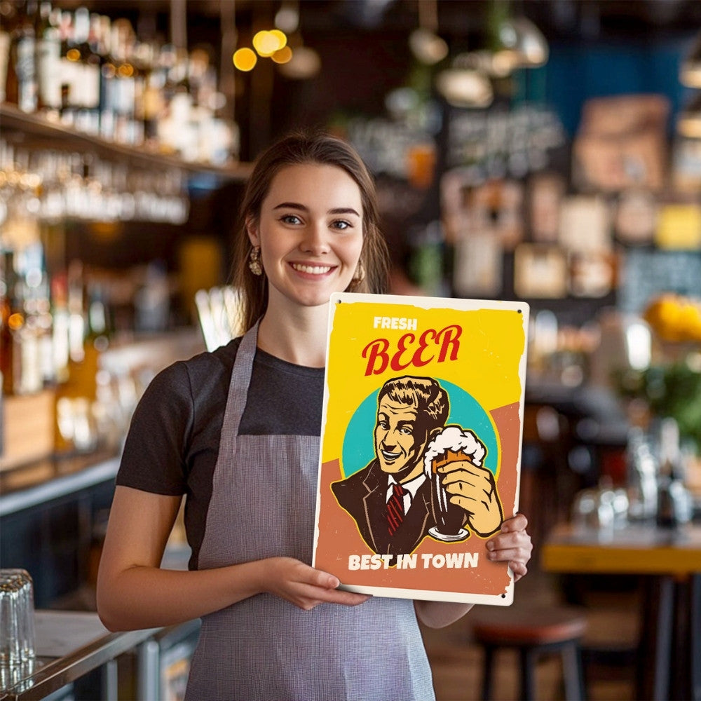 Paint by Numbers Metal Poster - Fresh Beer Guy