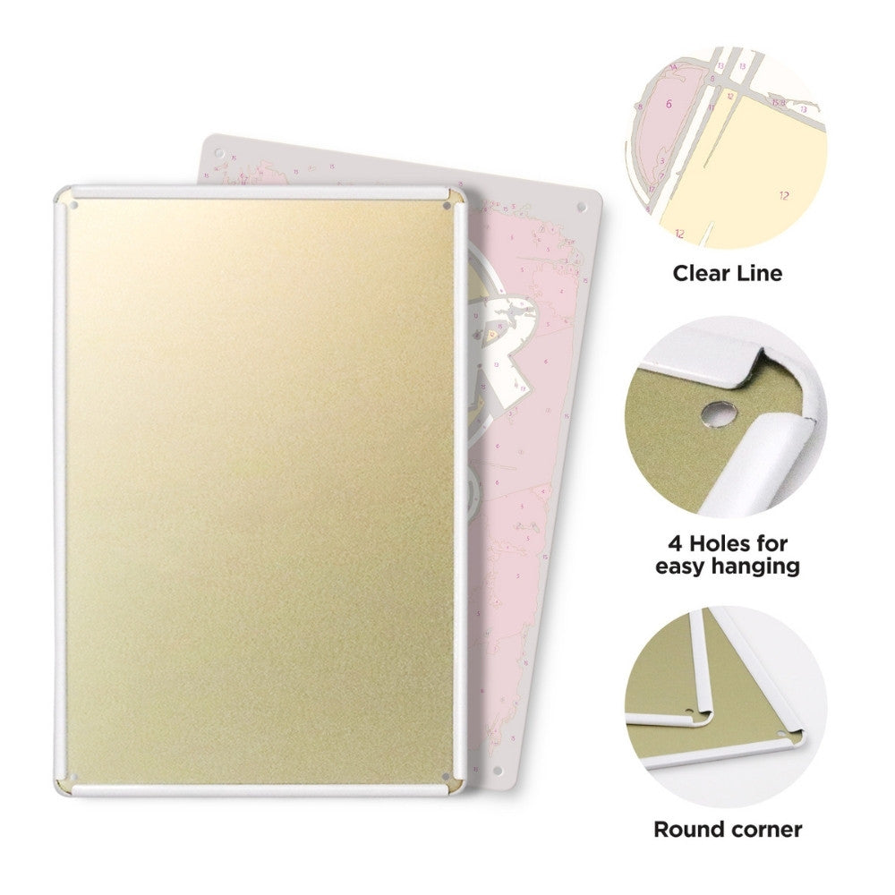 Paint by Numbers Metal Poster - Cold Beer Mug