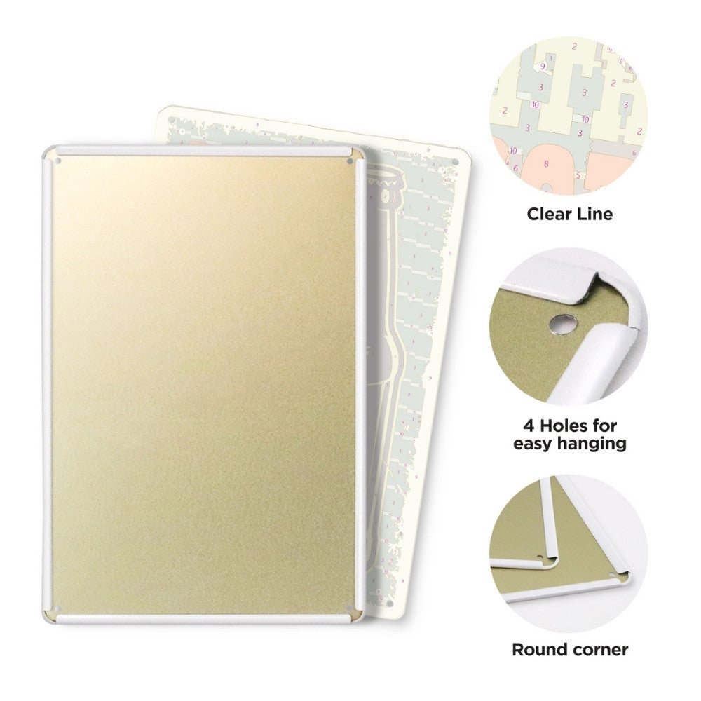 Paint by Numbers Metal Poster - Good Beer with Good Friends