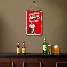 Load image into Gallery viewer, Paint by Numbers Metal Poster - Give Your Brain the Night Off