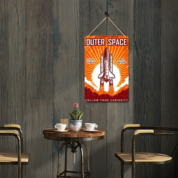 Paint by Numbers Metal Poster - Journey into Space