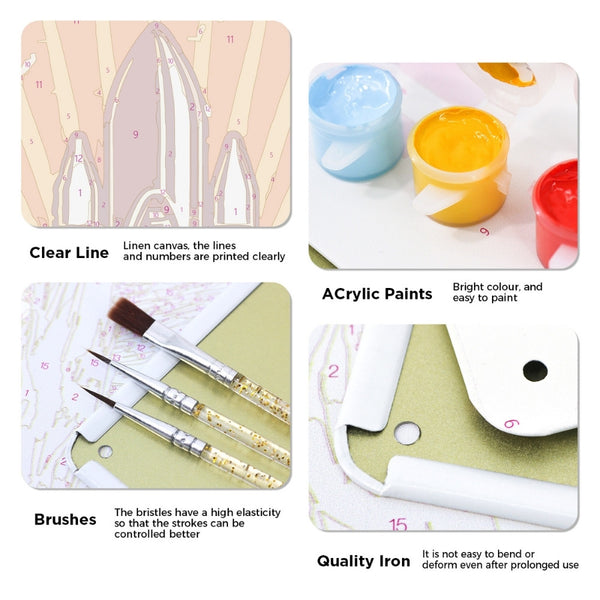 Paint by Numbers Metal Poster - Journey into Space