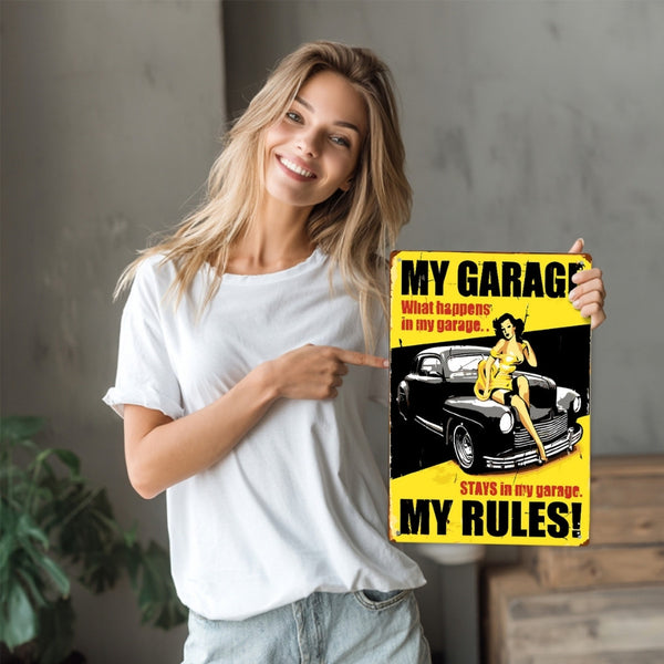 Paint by Numbers Metal Poster - My Rules