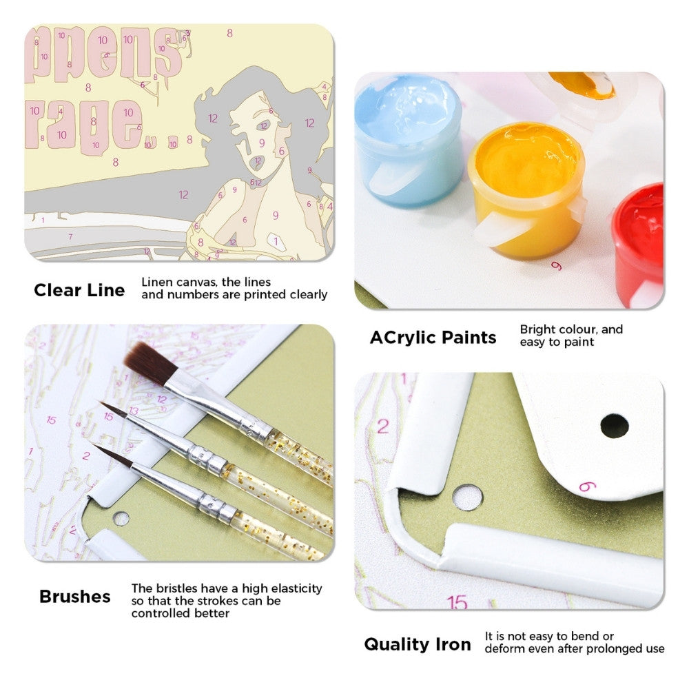 Paint by Numbers Metal Poster - My Rules