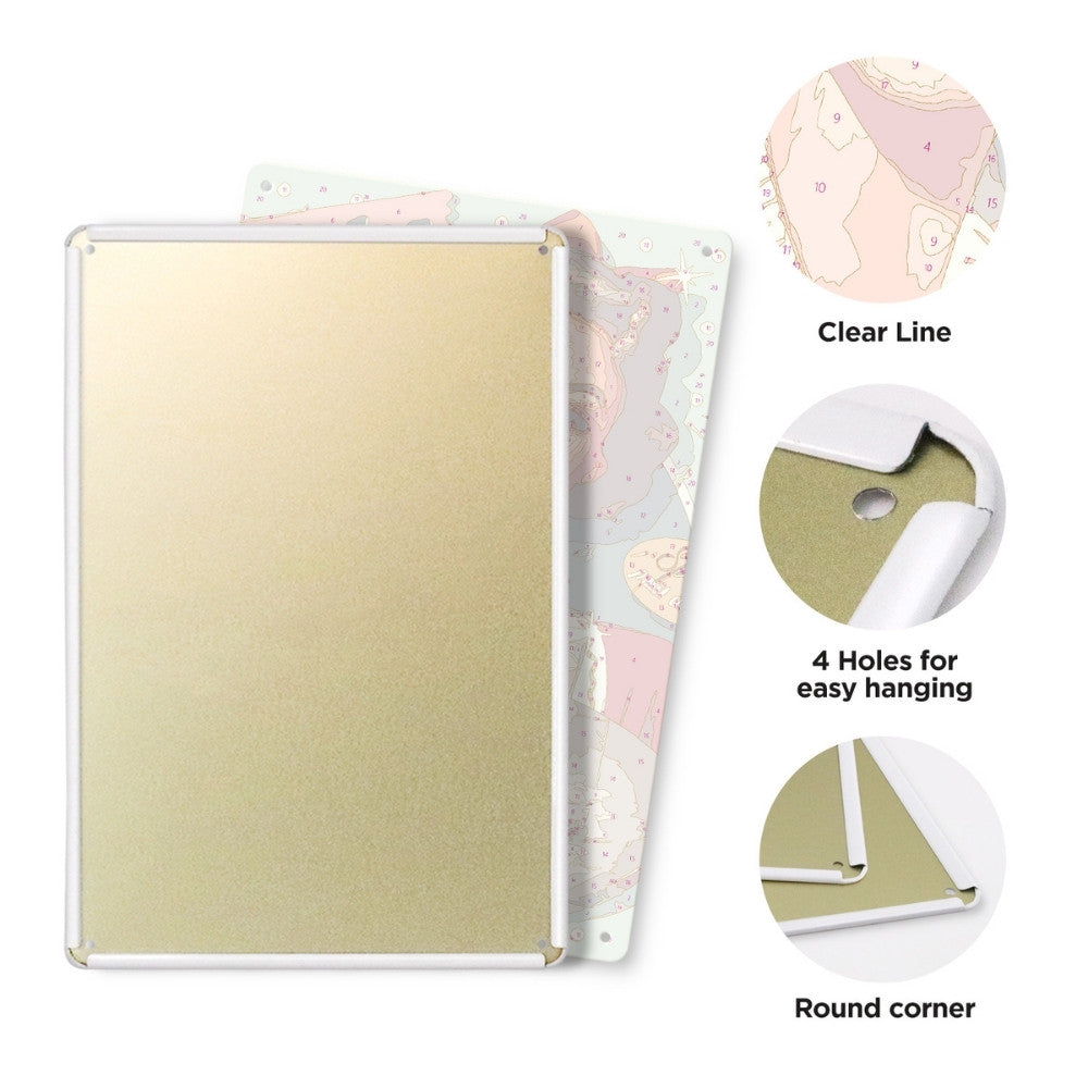 Paint by Numbers Metal Poster - Vintage Cereal