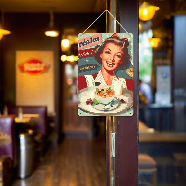 Paint by Numbers Metal Poster - Vintage Cereal