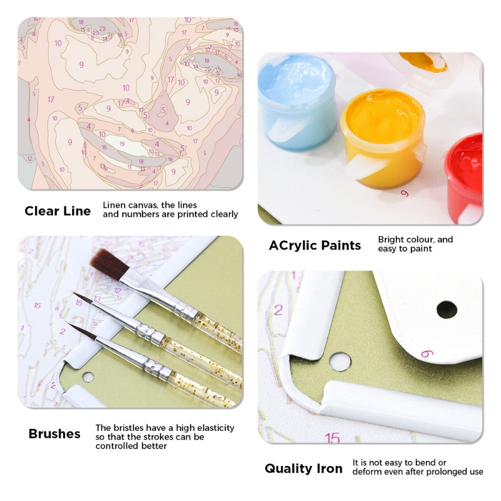 Paint by Numbers Metal Poster - Vintage Cereal