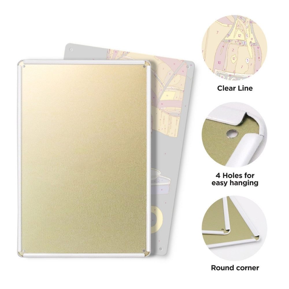 Paint by Numbers Metal Poster - Ricard Aperitif Black