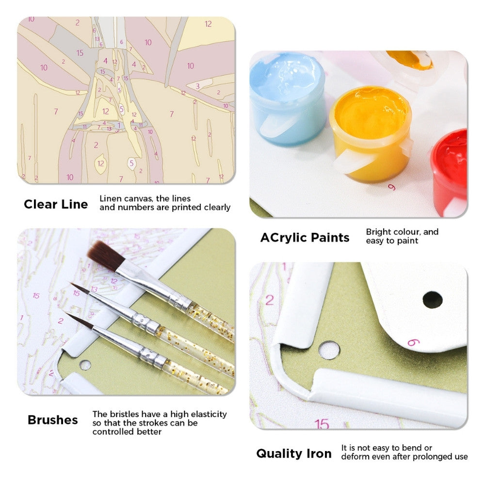 Paint by Numbers Metal Poster - Ricard Aperitif Black