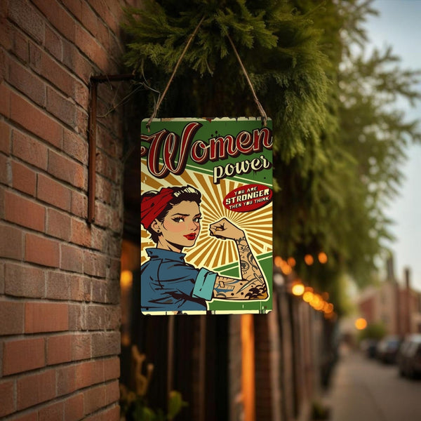 Paint by Numbers Metal Poster - Women Power