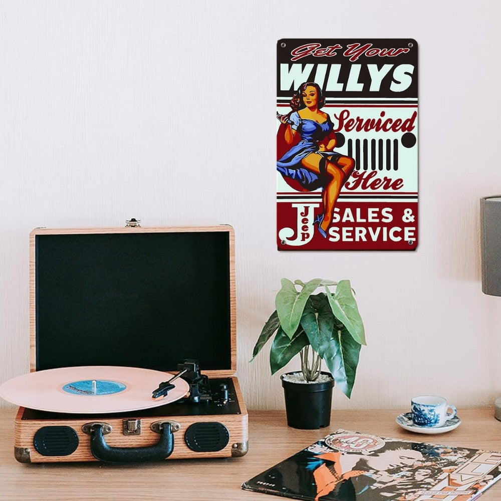 Paint by Numbers Metal Poster - Serviced Here