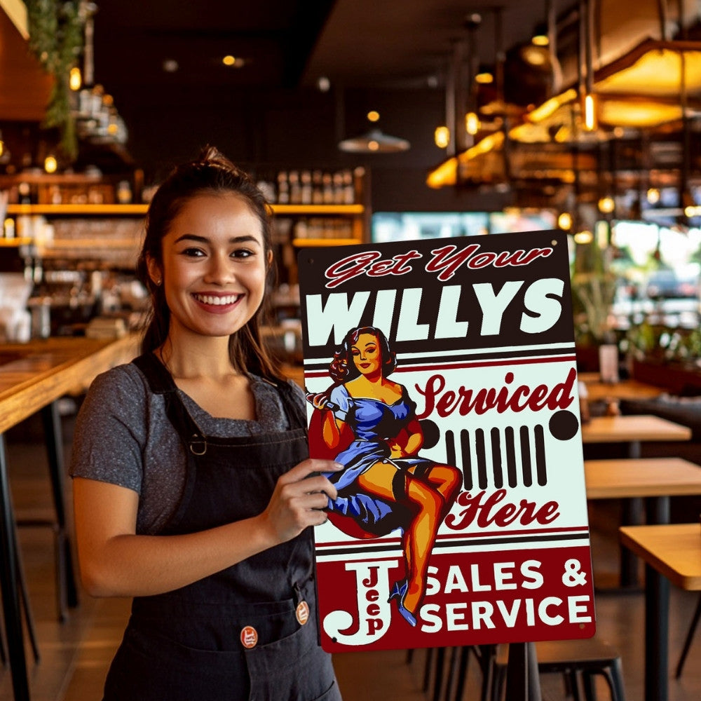 Paint by Numbers Metal Poster - Serviced Here