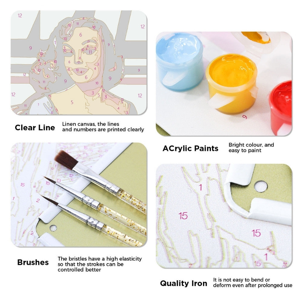 Paint by Numbers Metal Poster - Serviced Here