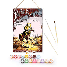 Load image into Gallery viewer, Paint by Numbers Metal Poster - Buffalo Bill Figured'Art