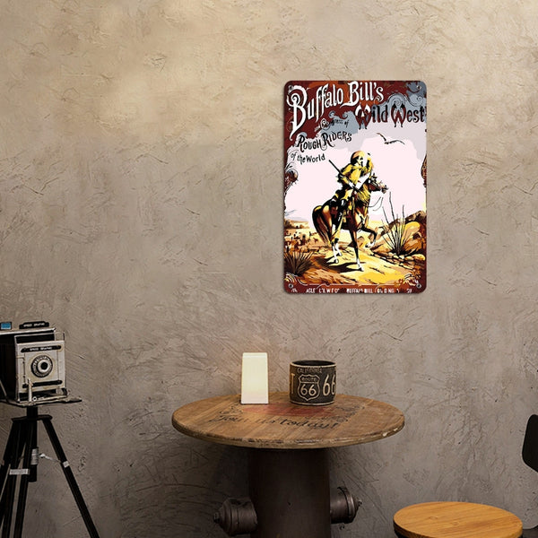 Paint by Numbers Metal Poster - Buffalo Bill