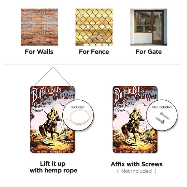 Paint by Numbers Metal Poster - Buffalo Bill