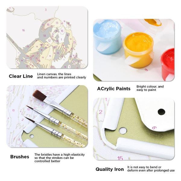 Paint by Numbers Metal Poster - Buffalo Bill