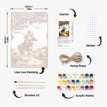 Load image into Gallery viewer, Paint by Numbers Metal Poster - Buffalo Bill