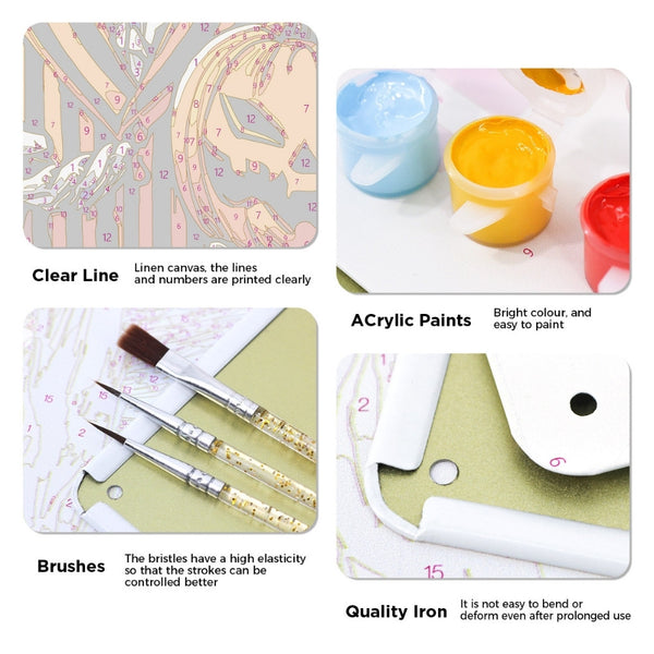 Paint by Numbers Metal Poster - Rickster