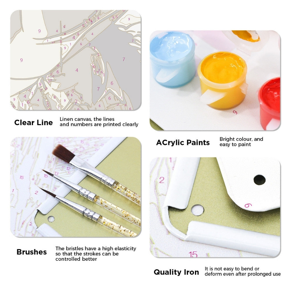 Paint by Numbers Metal Poster - Cowgirls