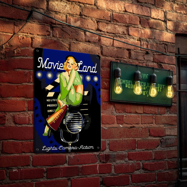 Paint by Numbers Metal Poster - Movieland