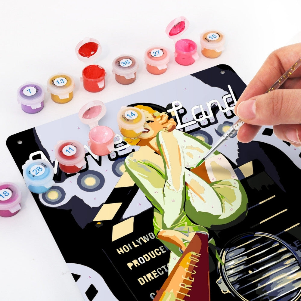 Paint by Numbers Metal Poster - Movieland