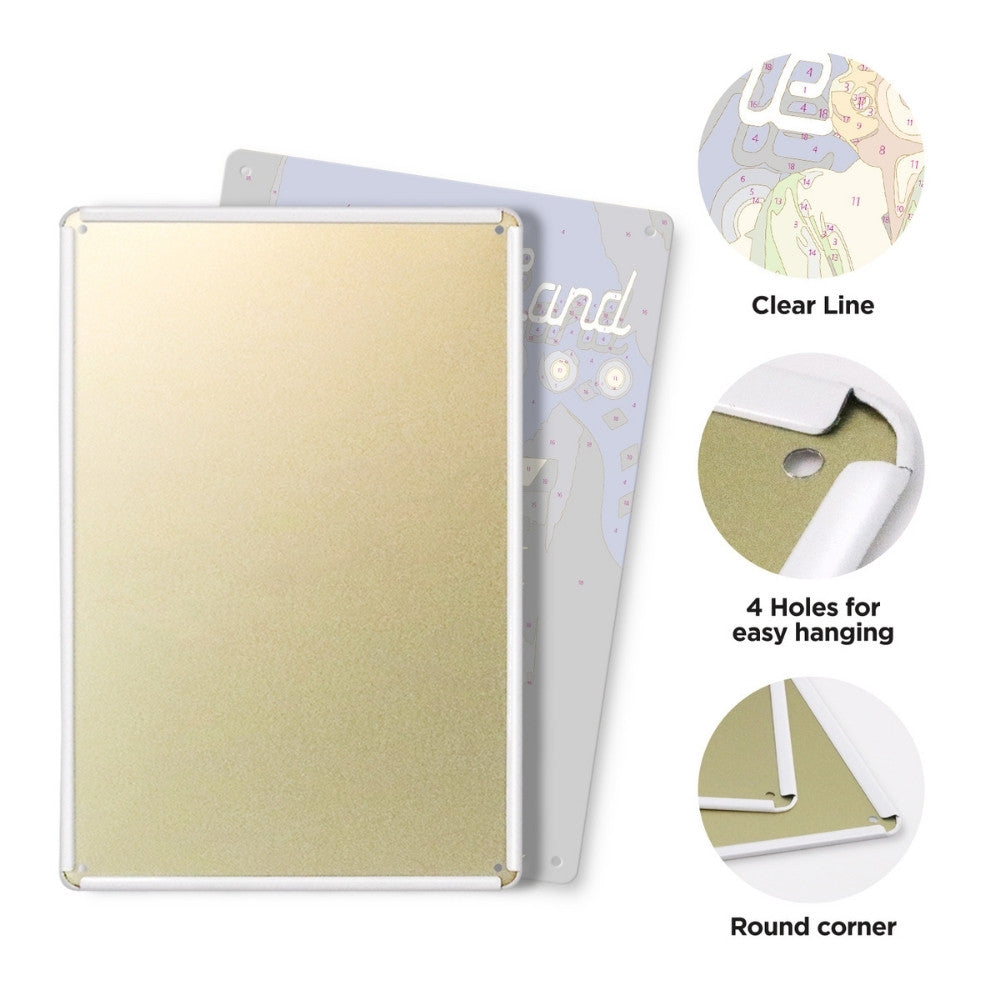 Paint by Numbers Metal Poster - Movieland