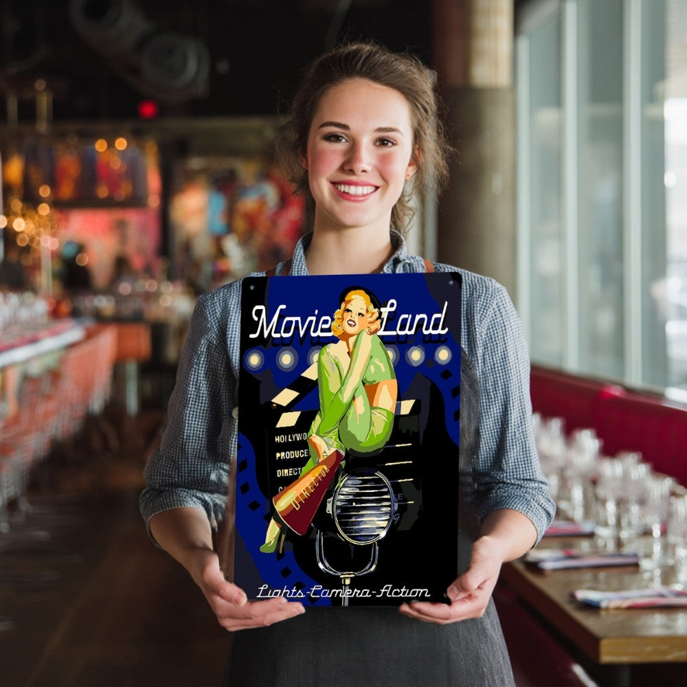 Paint by Numbers Metal Poster - Movieland