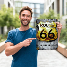 Load image into Gallery viewer, Paint by Numbers Metal Poster - Route 66