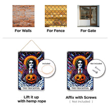 Load image into Gallery viewer, Paint by Numbers Metal Poster - The Trickster and the Pumpkin
