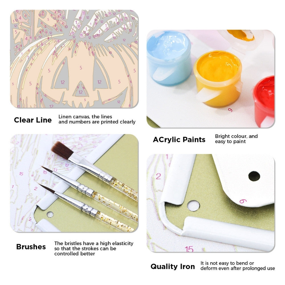 Paint by Numbers Metal Poster - The Trickster