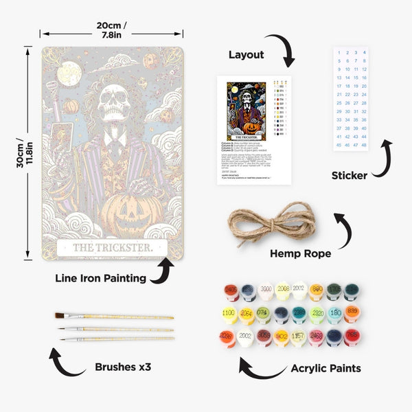 Paint by Numbers Metal Poster - The Trickster