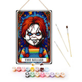 Paint by Numbers Metal Poster - The Killer Red Doll Figured'Art