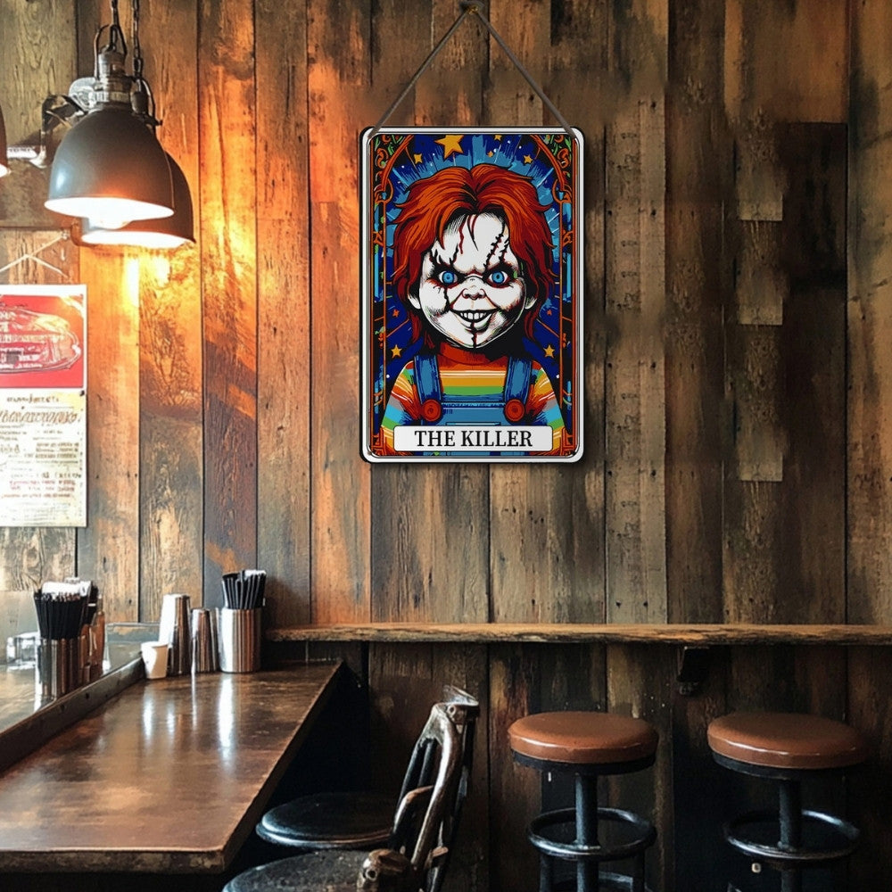 Paint by Numbers Metal Poster - The Killer Red Doll