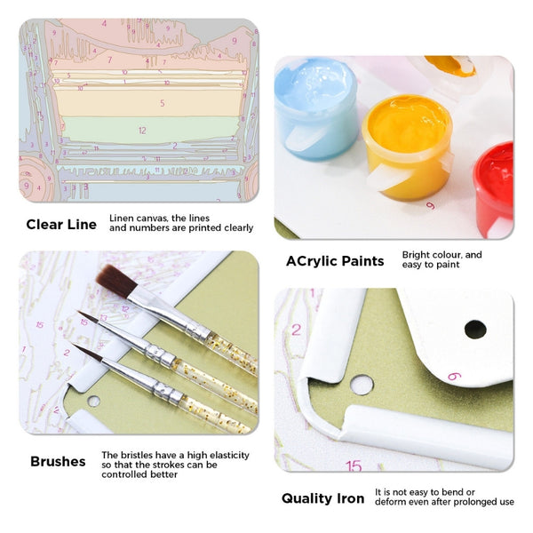 Paint by Numbers Metal Poster - The Killer Red Doll