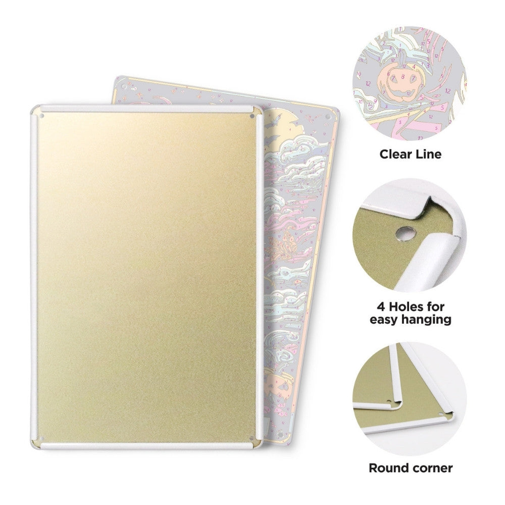 Paint by Numbers Metal Poster - The Trickster Night Garden