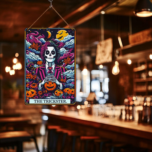 Paint by Numbers Metal Poster - The Trickster Night Garden