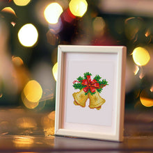 Load image into Gallery viewer, Mini Diamond Painting 6&quot;x8&quot; (2 pieces) - Christmas Bells and Bouquets