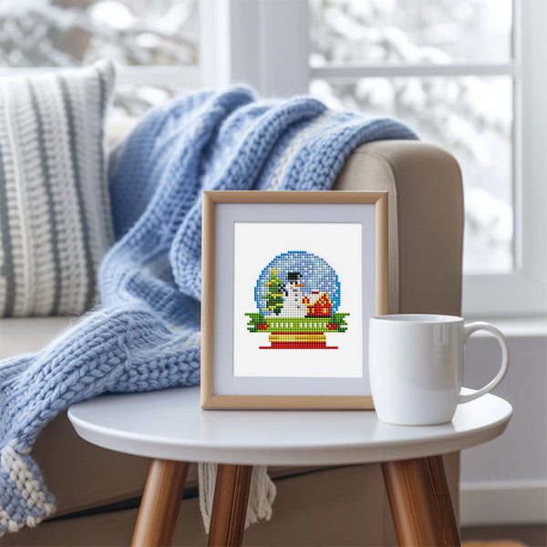 Mini Diamond Painting 6"x8" (2 pieces) -Summer and Winter