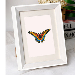 Mini Diamond Painting 6"x8" (2 pieces) -Butterfly and Bird