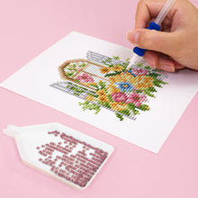 Load image into Gallery viewer, Mini Diamond Painting 3"x5" (12 pieces) - Blooming Floral