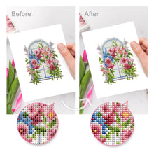 Load image into Gallery viewer, Mini Diamond Painting 3"x5" (12 pieces) - Blooming Floral