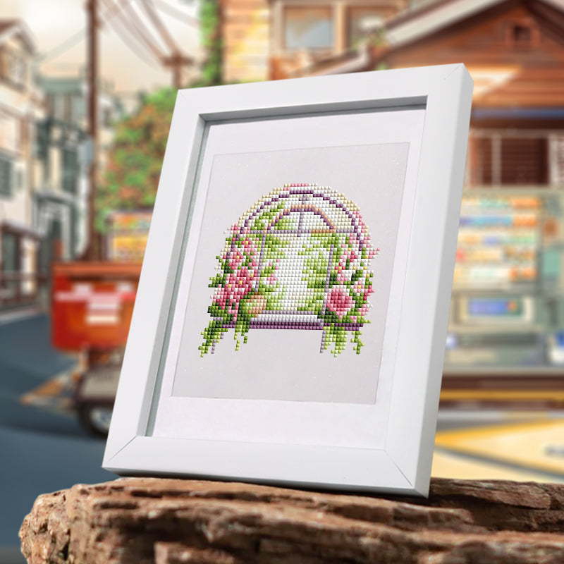 Mini Diamond Painting 3"x5" (12 pieces) - Blooming Floral