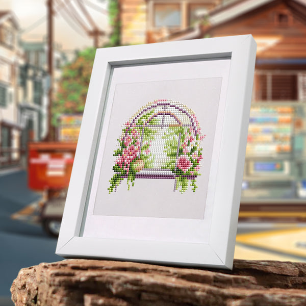 Mini Diamond Painting 3"x5" (12 pieces) - Blooming Floral