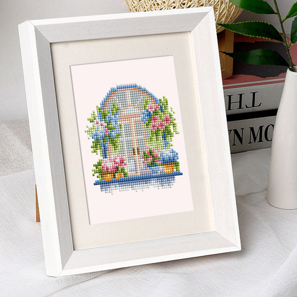 Mini Diamond Painting 3"x5" (12 pieces) - Blooming Floral
