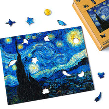 Load image into Gallery viewer, Wooden Puzzle - Van Gogh - Starry Night