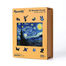 Load image into Gallery viewer, Wooden Puzzle - Van Gogh - Starry Night